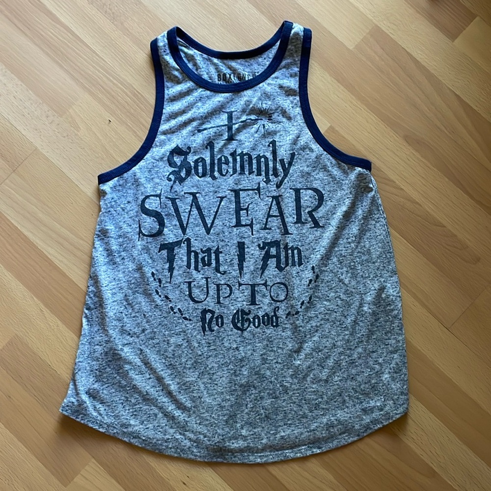 Harry Potter razorback tank top